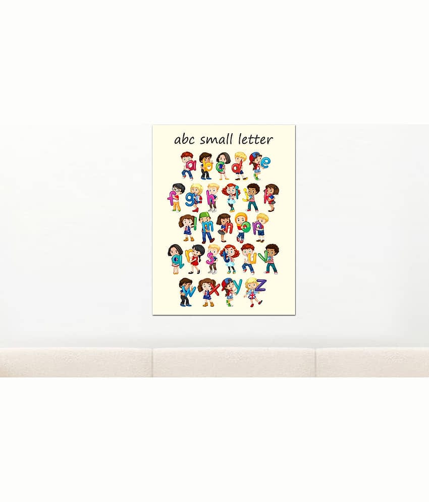 Photojaanic Small Letters abc Posters Paper Wall Poster Without Frame