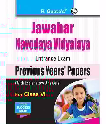 Jawahar Navodaya Vidyalaya (JNV) Entrance Exam (Class VI): Previous Years Papers (Solved)