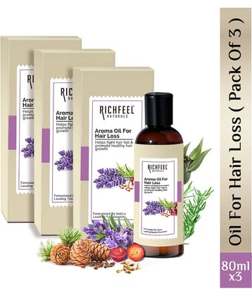 Richfeel Oil For Hair Loss 100 Ml Pack of 3