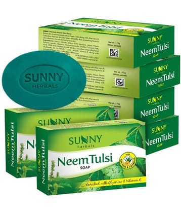 SUNNY HERBALS - Moisturizing Soap for Normal Skin (Pack of 6)