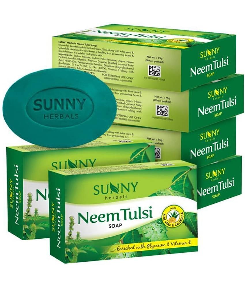SUNNY HERBALS - Moisturizing Soap for Normal Skin (Pack of 6)
