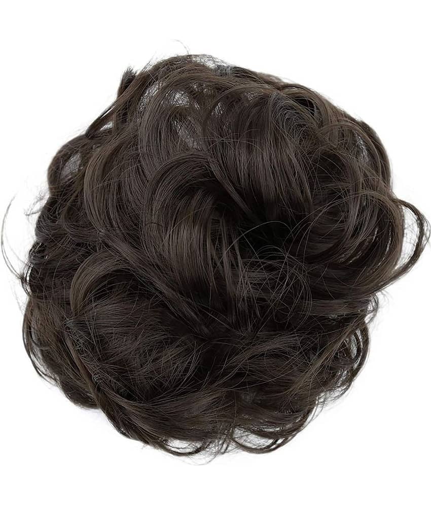 VSAKSH Women's Brown Party Hair Bun
