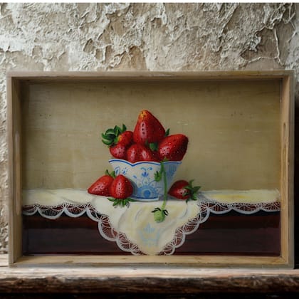 Wooden Tray 1 piece Each [23X5X33cm Wooden Tray 1 piece Each [23X5X33cm