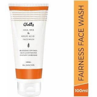 Globus Naturals AHA BHA Herbal Face Wash, For Acne Control & Dark Spot Removal, Suitable For All Skin Types, 100 ml