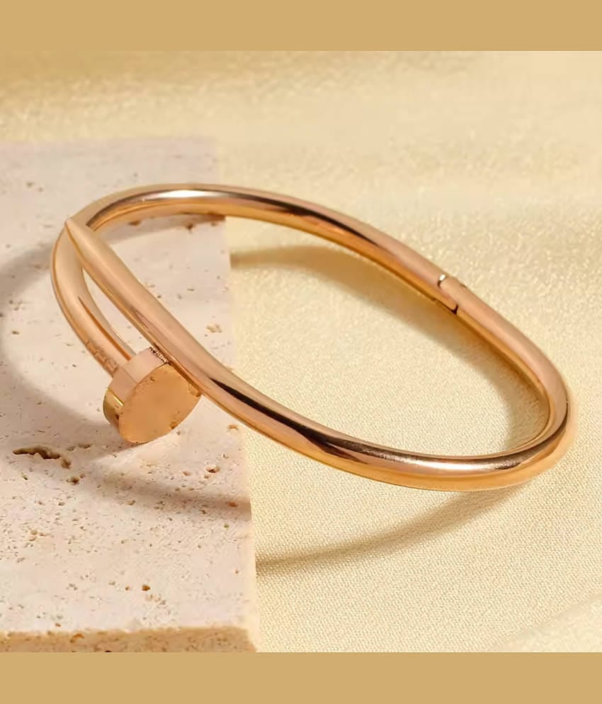 FASHION FRILL Rose Gold Bracelet ( Pack of 1 )