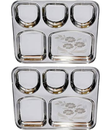 SAGER 2 Pcs Stainless Steel Partition Plate