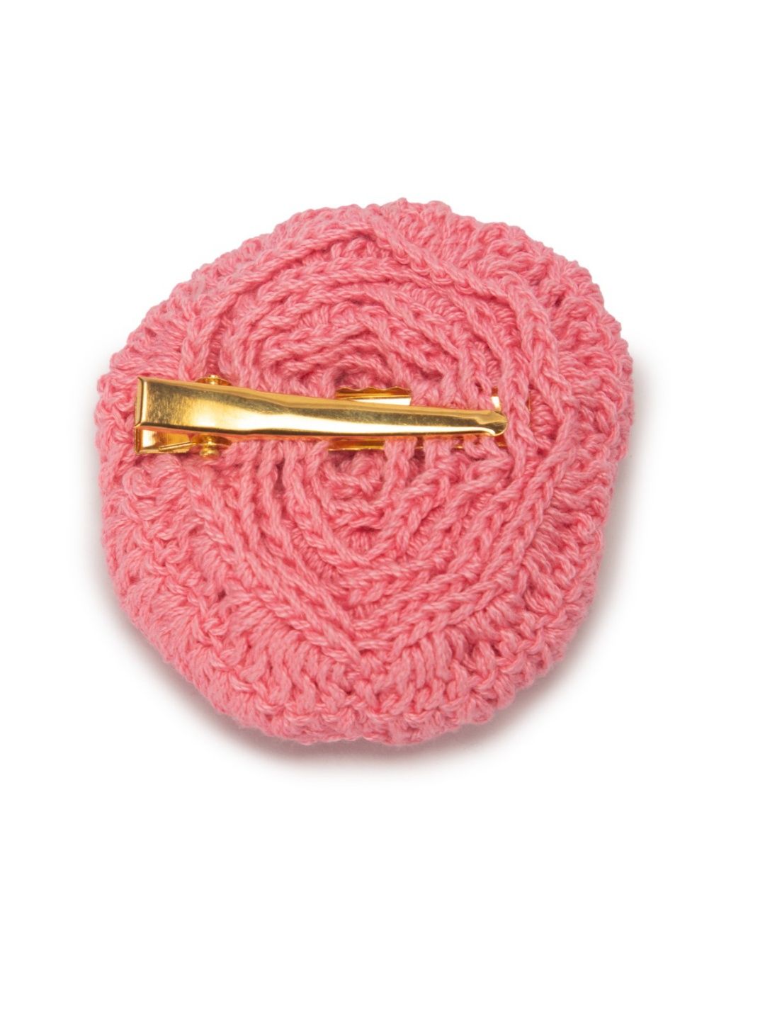 Flamenco 1 Large Rose Hair Clip-Pink