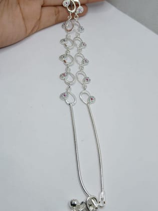 Pure silver payal 75percent P = 10