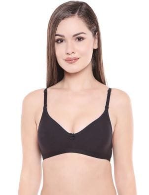 Body Care Non Padded Non Wired Bra | 1575-Black / 32