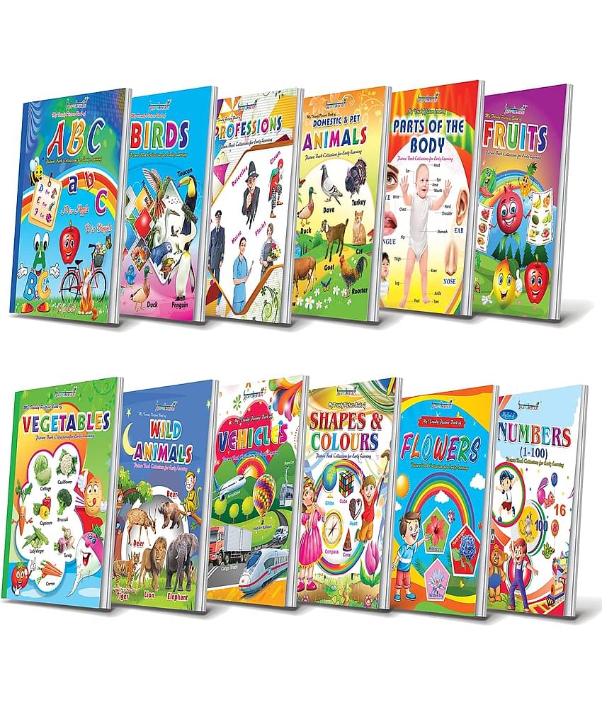 Picture Books Collection for Early Learning (Set of 12) [Card Book]