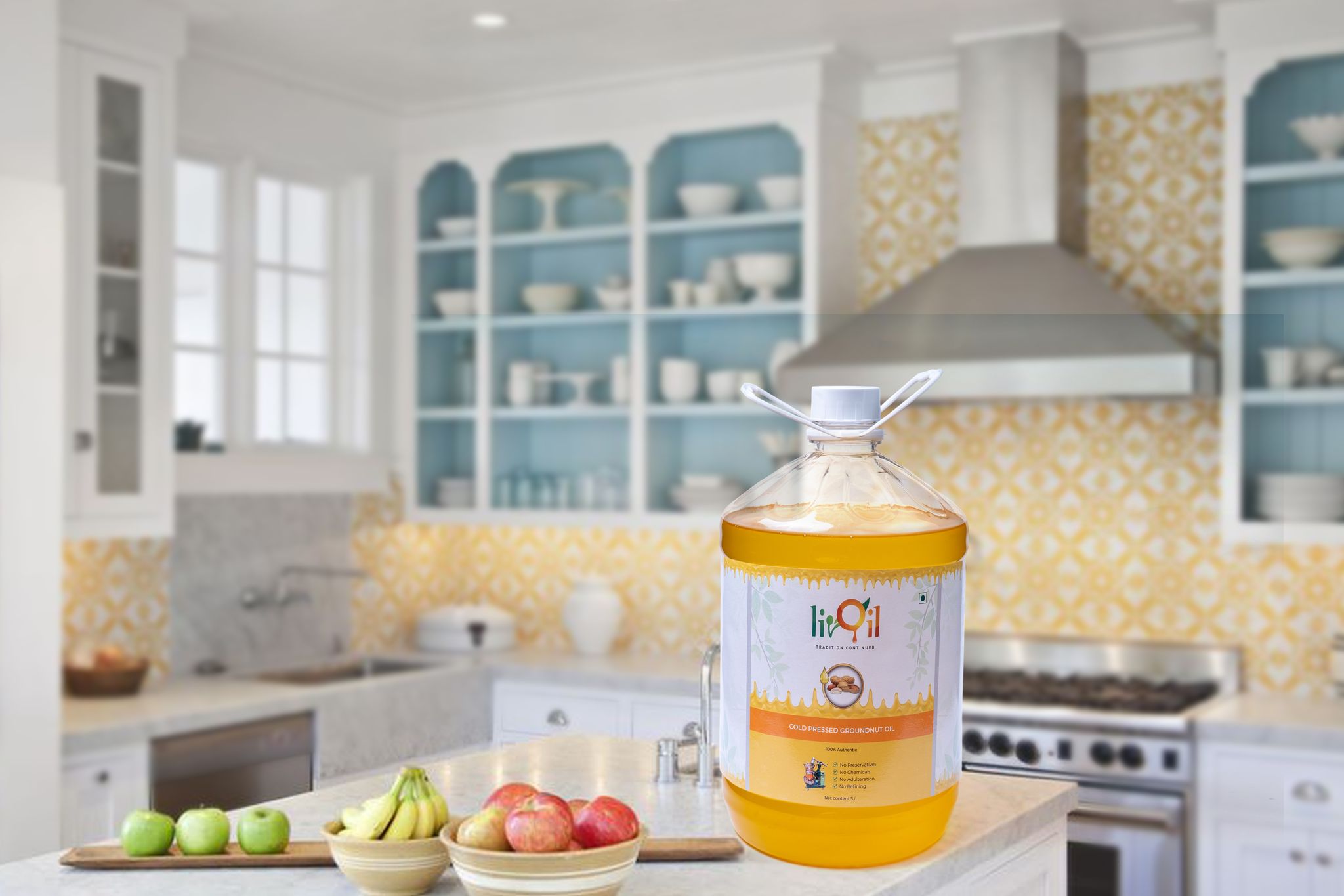 Cold Pressed Groundnut Oil - 5 lit