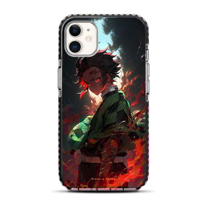 Tanjiro Demon Slayer Anime iPhone 11 Stride Phone Case-Stride