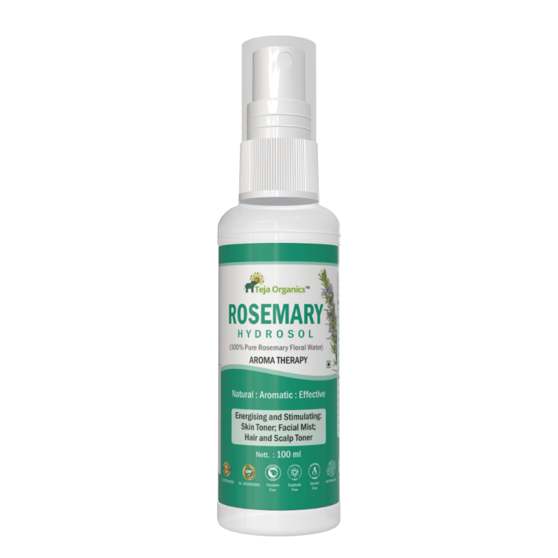 Rosemary Hydrosol 100ml | 100% Pure Floral Water | Natural Hair Toner | Helps Hair Growth