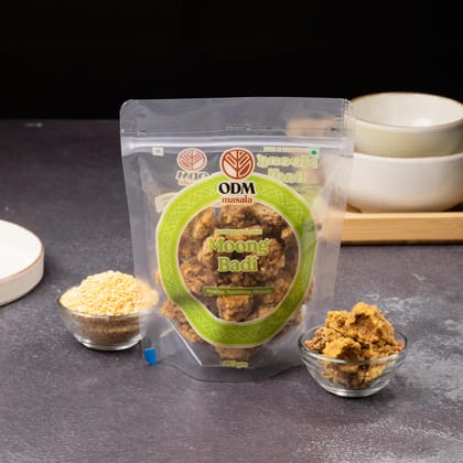 ODM Masala Moong Masala Badi (Spiced Moong Wadi) - Sun-Dried