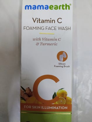 Mamaearth Vitamin c Foaming face wash For skin illumination 