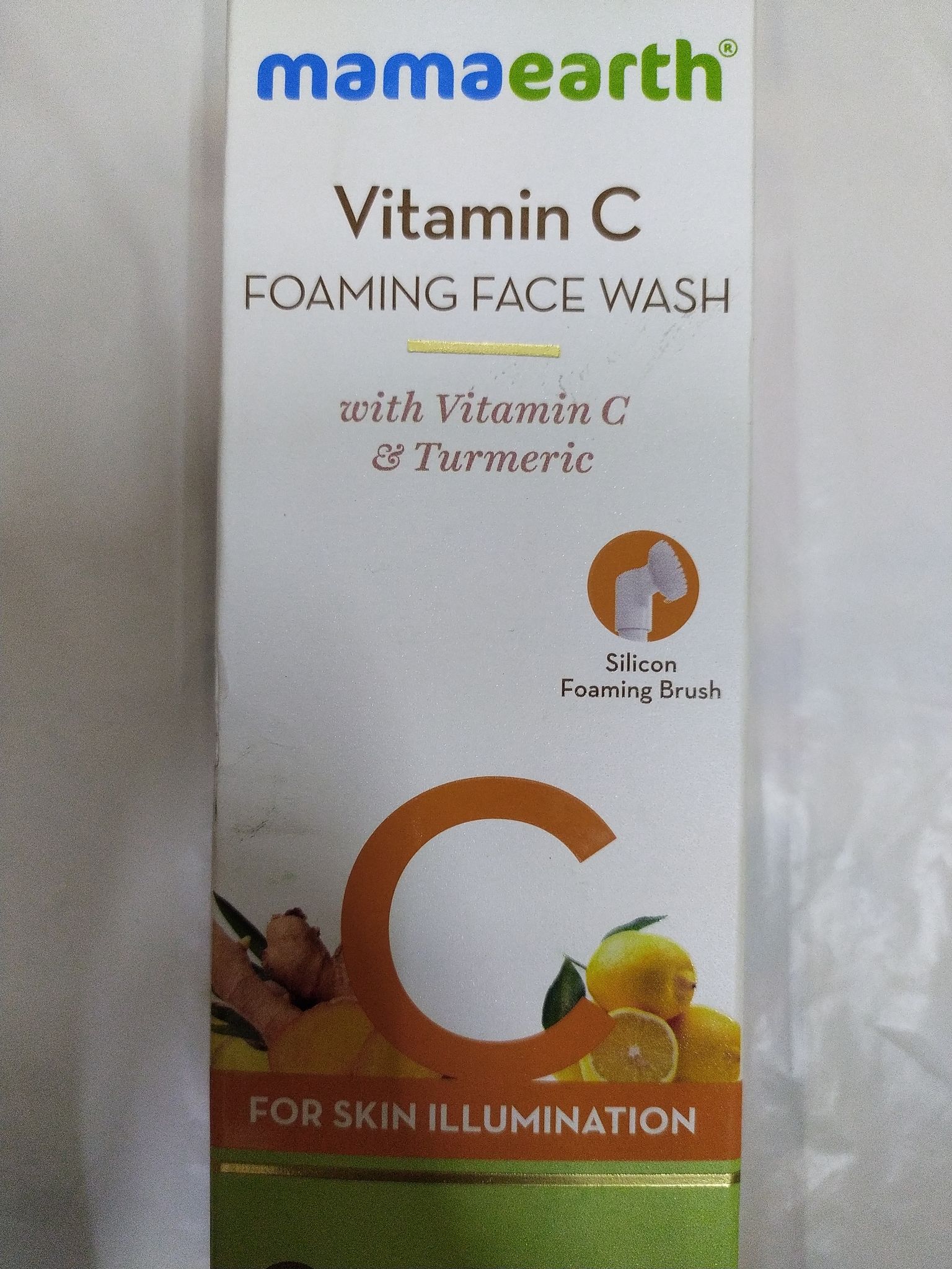 Mamaearth Vitamin c Foaming face wash For skin illumination 