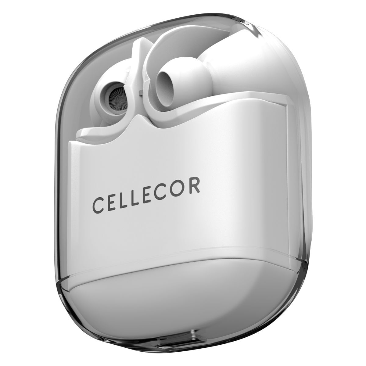 Cellecor BroPods CB07 Waterproof Earbuds With 25 Hours Playtime, ENC, 10mm Driver Bluetooth-White