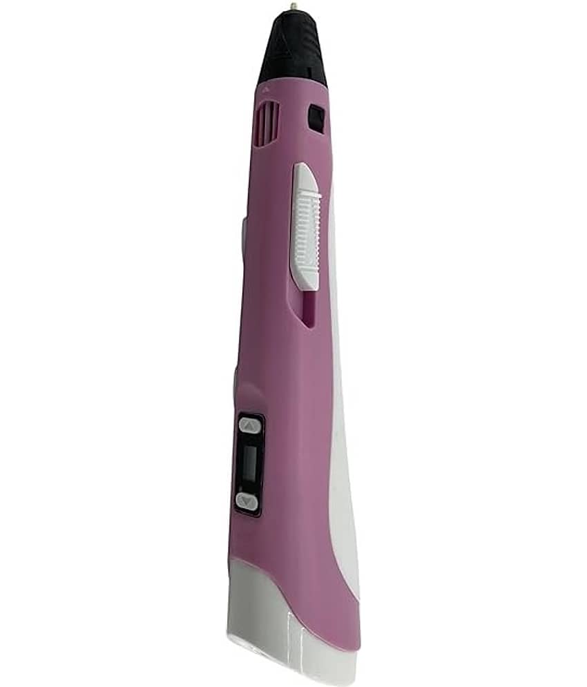 Freedy 3D Printing Pen with LCD Display & FREE 3 ,1.75 mm,10 Metre Set of 1 Digital Pen  (Ink Color - Multicolor)