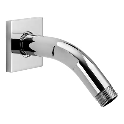 Orvos Shower arm, Curved, ABS, with Salt Tested Chrome Plating, 6 inches, for Front fit Showers in high end Luxury bathrooms