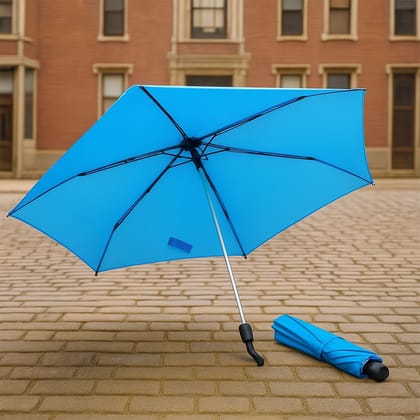 3-Fold&nbsp;Umbrella Summer Sun and Rain Protection&nbsp;Foldable Cute Umbrella&nbsp;|| UV Protection Rain Sun Umbrella || Travel Accessories || Umbrella for Children, Girls, and Boys (1 Pc)