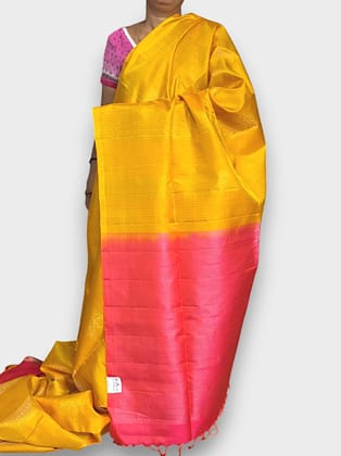 Yellow Soft Silk Saree