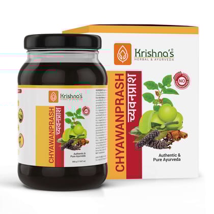 Krishna's Herbal & Ayurveda Chywanprash Preservative Free 500 g  Pack of 1
