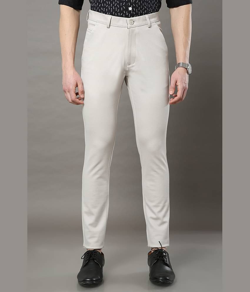 Cool Colors Light Grey Slim Chinos ( Pack of 1 )