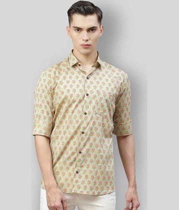 Millennial Men - Green Cotton Regular Fit Men's Casual Shirt ( Pack of 1 )