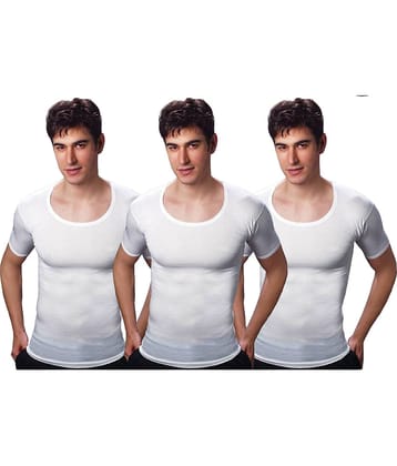 Rupa Jon White Half Sleeve Vests