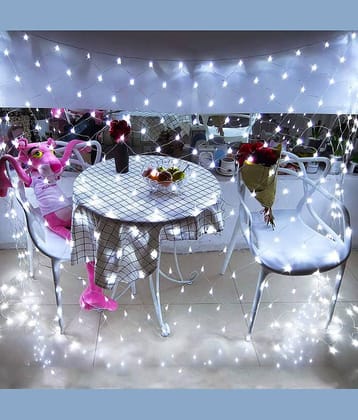 MIRADH Led Net  6.6ftx6.6ft 144LEDs 8 mode String Lights