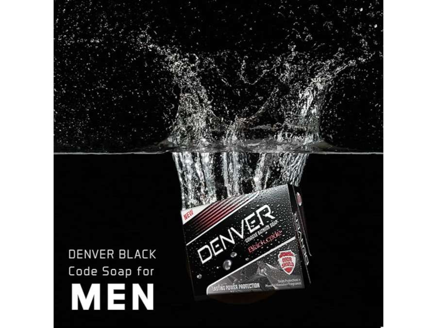 Denver Black Code Cologne Soap 125g - Pack Of 2