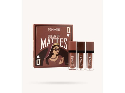 MARS Queen of Mattes Liquid Lipsticks Box Set of 3 - 13.5 ml - BROWNS MARS Queen of Mattes Liquid Lipsticks Box Set of 3 - 13.5 ml - BROWNS