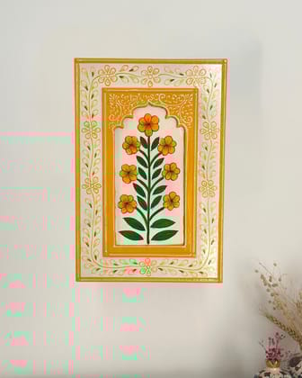 Marigold Yellow Wooden Wall Frame