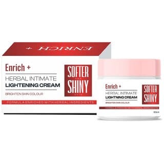 Enrrich One Herbal Intimate Lightening Cream( Pack of 1) 50ml Brighten Skin Colour Softer Shiny