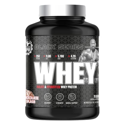 Dexter Jackson Black Series Whey Protein 5lbs (2.27kg)-Chocolate Splash
