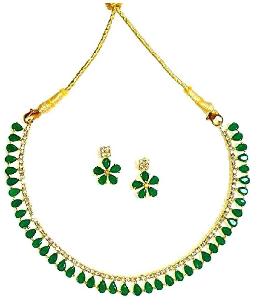 Jewar Mandi - Multicolor Alloy Necklace ( Pack of 1 )