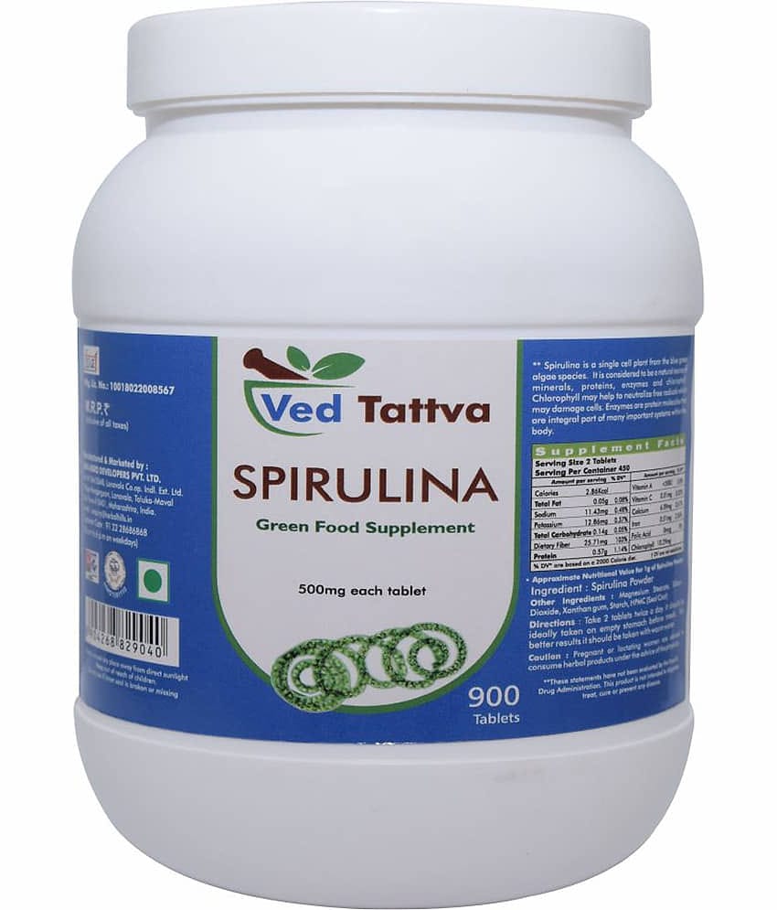 Ved Tattva Spirulina Tablet 900 No.S Pack of 1