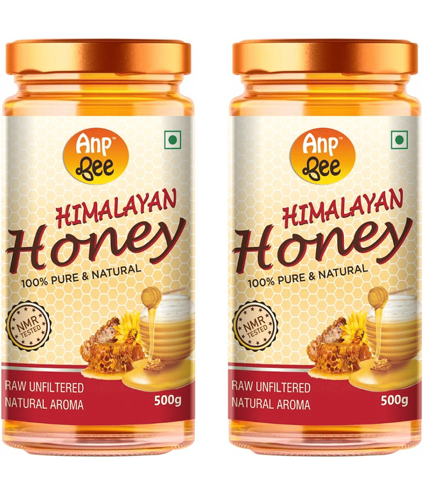 ANP BEE Honey Raw Himalayan Honey 500 g Pack of 2