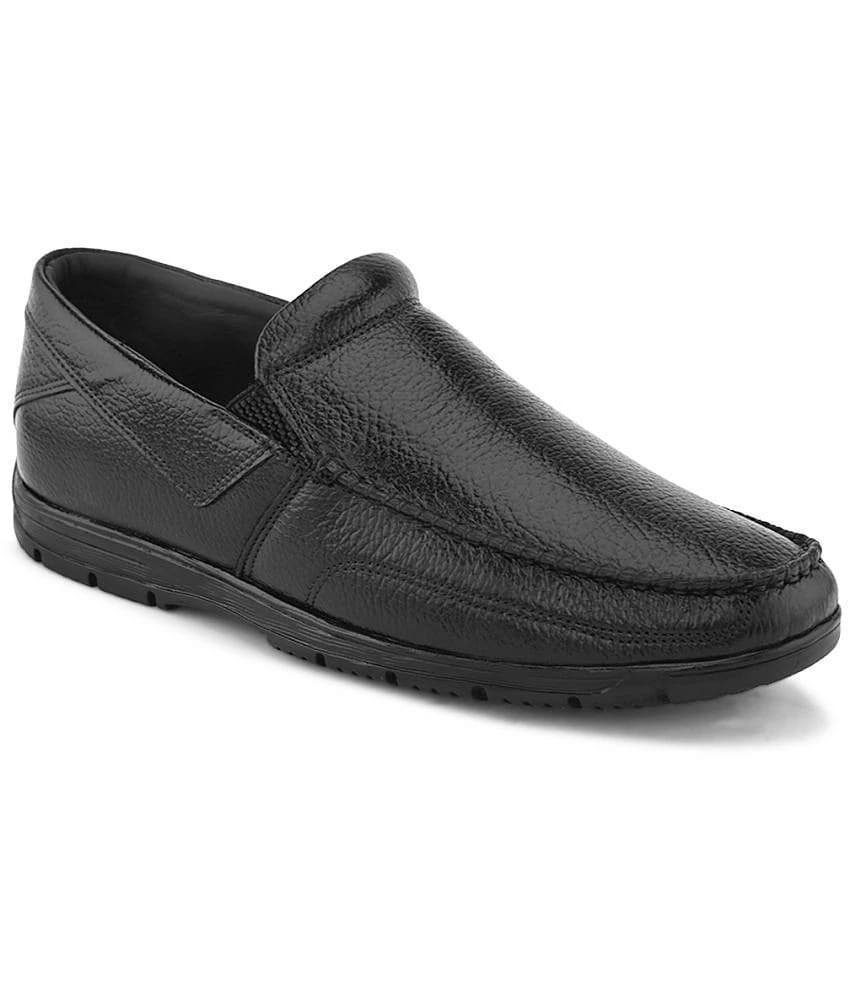 Fashion Victim Black Mens Slip On Formal Shoes - None