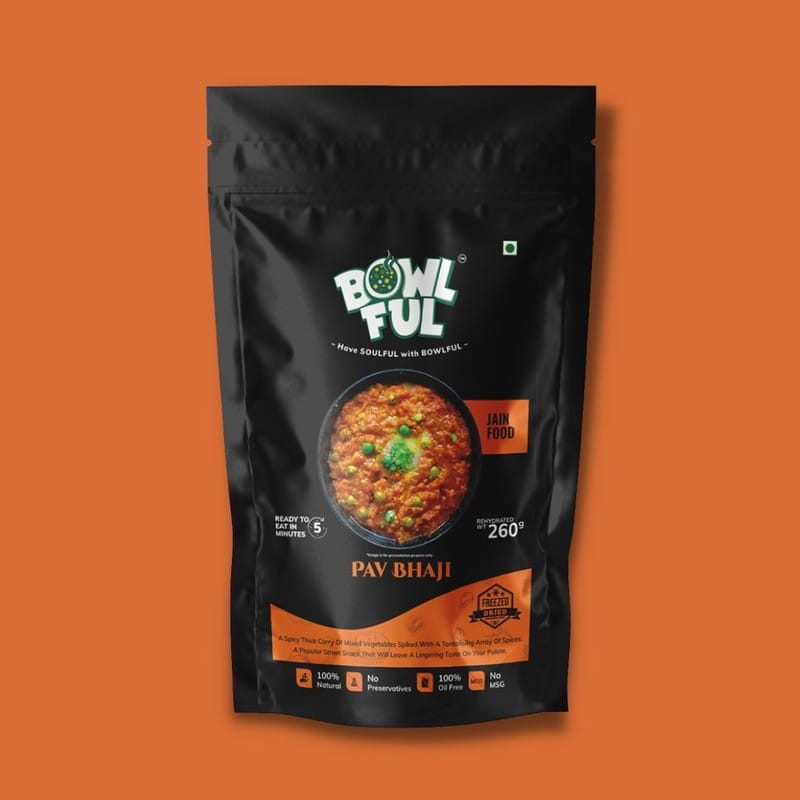 Bowlful Pav Bhaji Jain - Jain Mixed Veg Spicy Curry