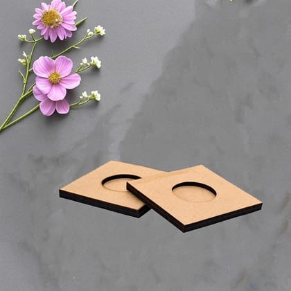 Dbeautify's Square Shape MDF Tea Light Holder