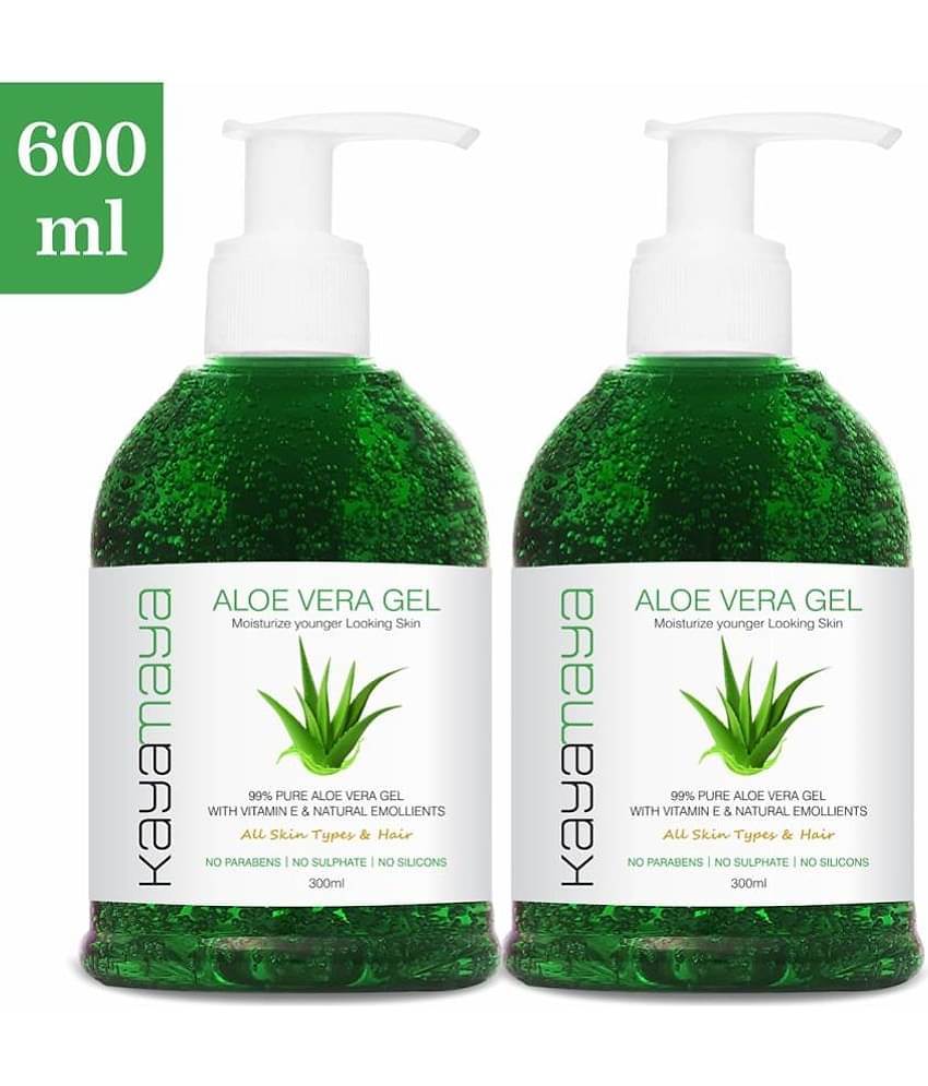 Kayamaya 100% Pure Aloe Vera Gel 300 mL Pack of 2