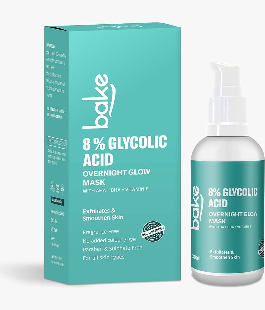 BAKE Face Serum Glycolic Acid Pigmentation Reducing For All Skin Type ( Pack of 1 )