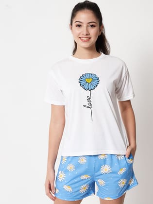 Love Shorts And T-Shirt Set-S