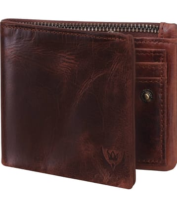 Lorenz Beige 100% Leather Men's RFID Wallet ( Pack of 1 )