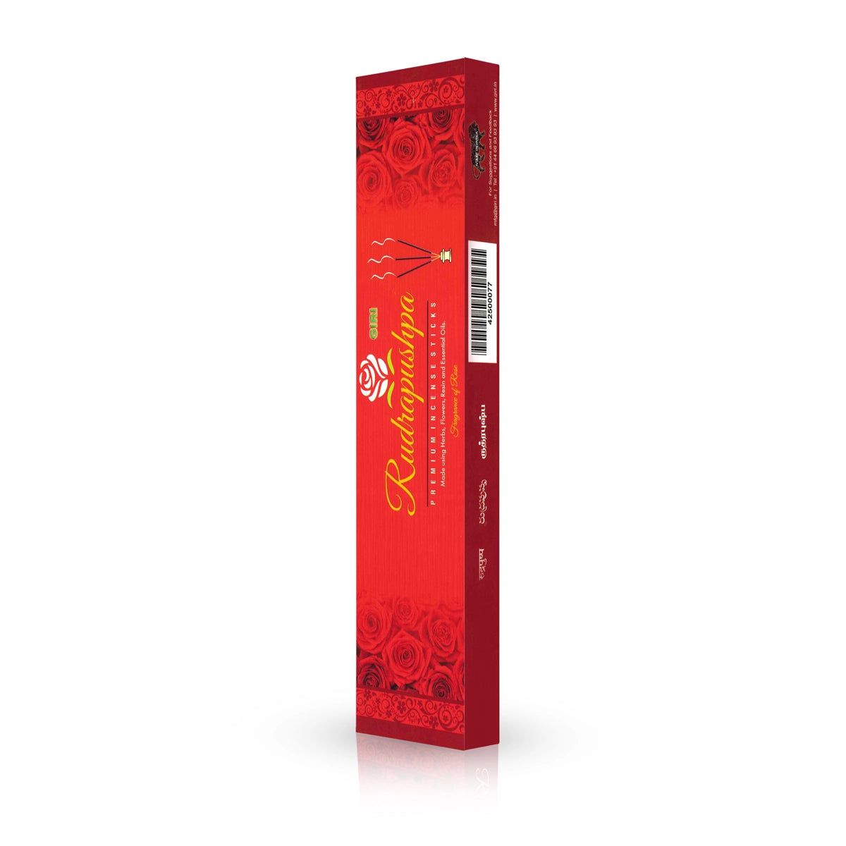 Giri Rudrapushpa Premium Incense Sticks - 50 Gms | Agarbatti | Rose Fragrance | Agarbathi for Pooja