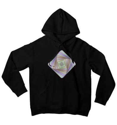 Diamond Warp Hoodie-40 - S / Black