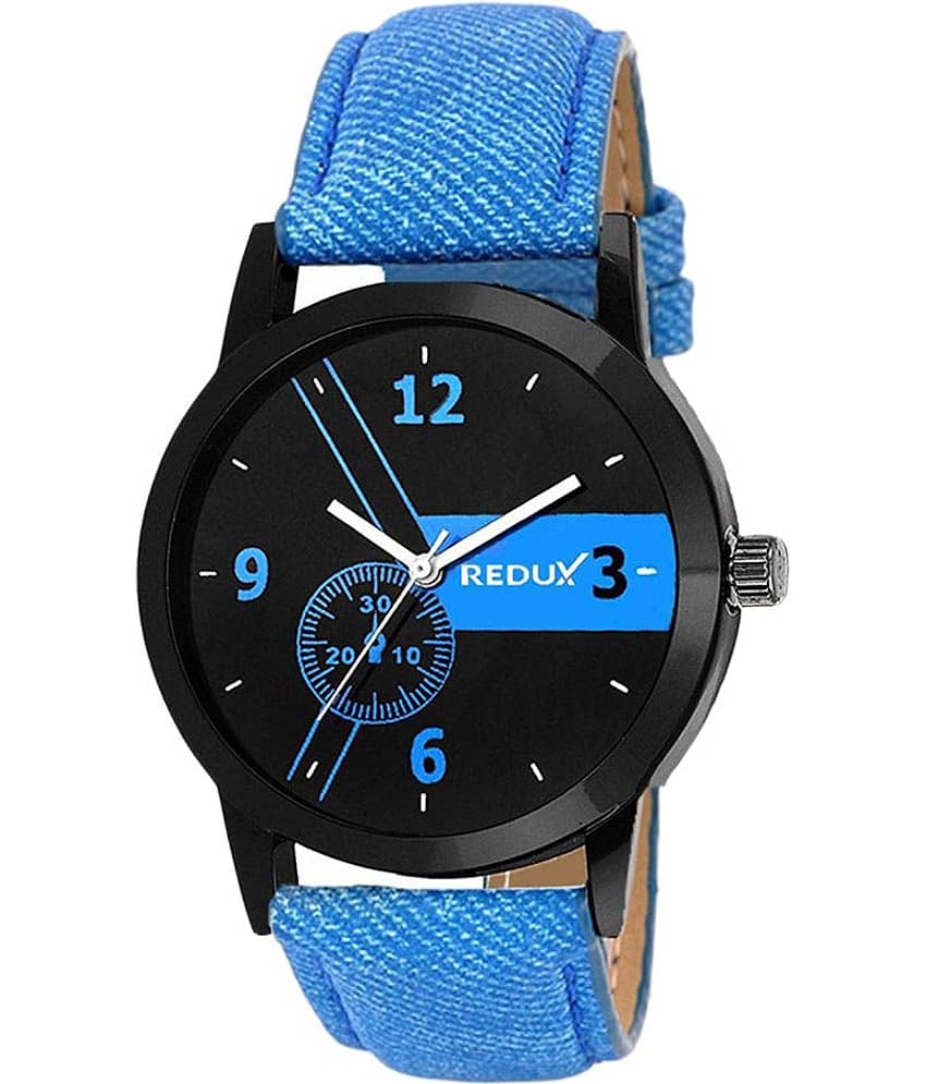 Redux - Blue Leather Analog Men's Watch