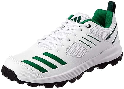 Adidas Men's Crihase 23 Cricket Shoe: Dominate the Pitch with Wide-Fit Comfort and Superior Traction (Size - 10) by Total Sporting And Fitness Solutions Pvt Ltd