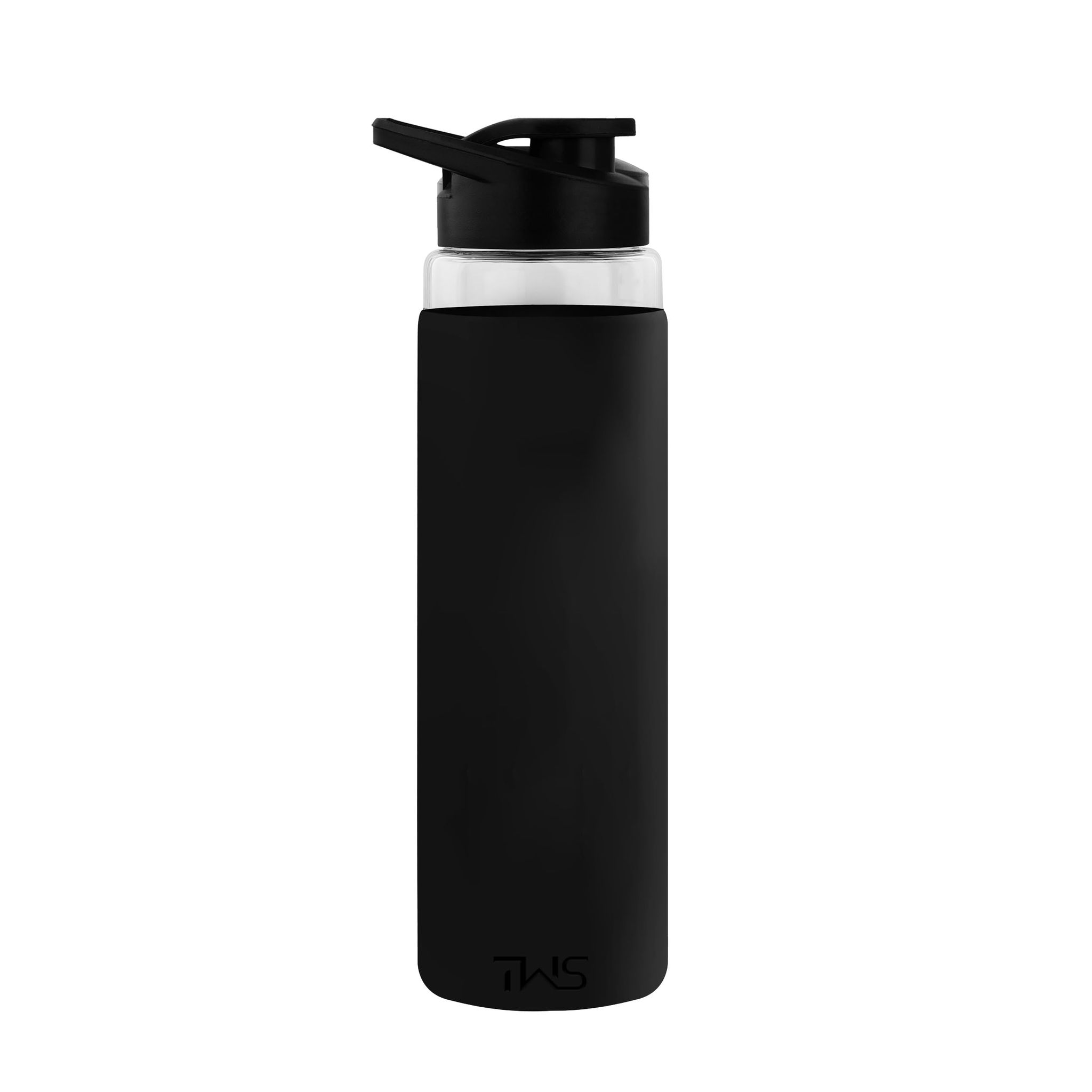 The Wallet Store Pure Wrap Borosilicate Sipper Bottle (Black, 750 ml)